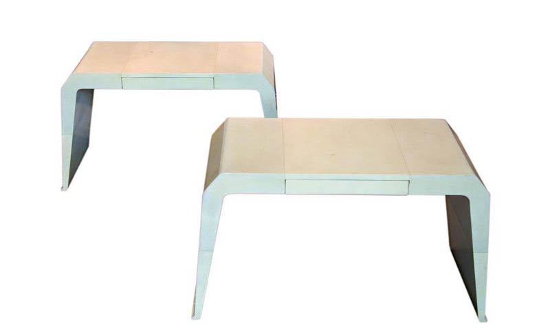 Comodini in pergamena Bedside table in parchment