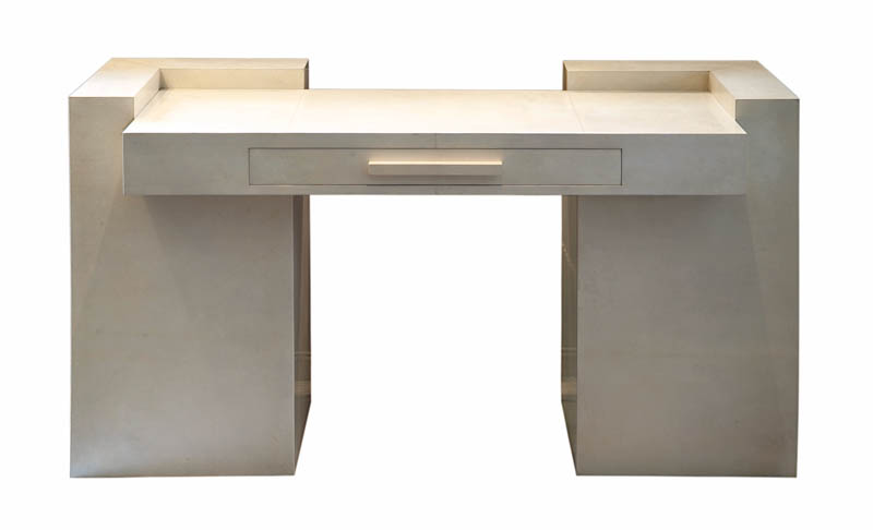 Scrittoio modernista in pergamena Desk in parchment 