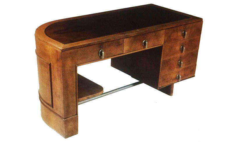 Scrittoio in piuma di noce e palissandro - Desk in rosewood and walnut